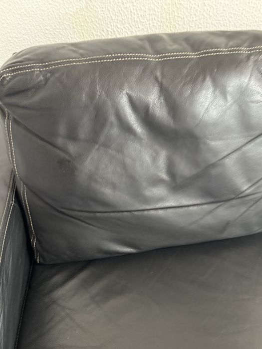 Sofa pele ikea 3 lugares
