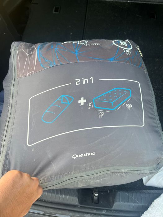 Colchão/saco de cama de campismo