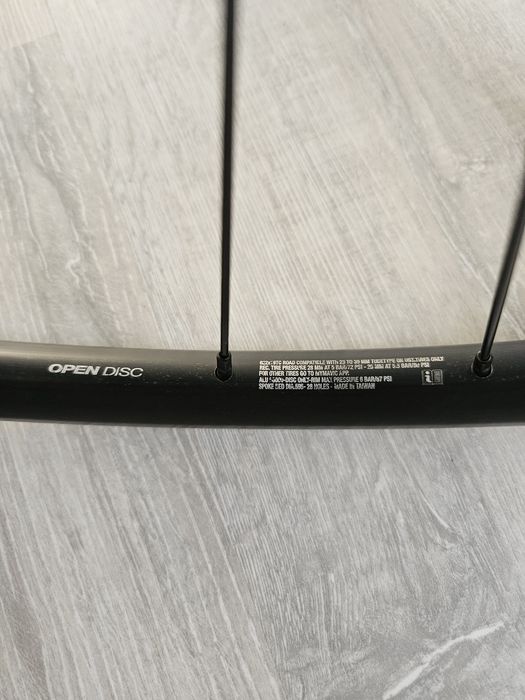 Koła szosowe mavic open disc