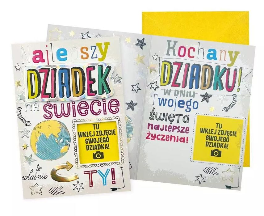 Karnet B6 Dziadek. Kukartka. Nowy Produkt