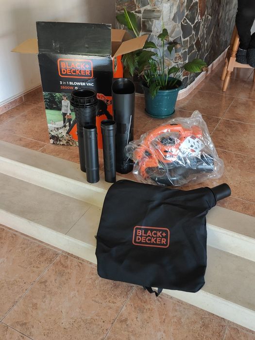 Black & Decker 3 em 1 Blower Vac – 2600W