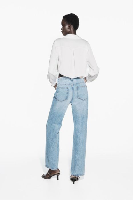 Сорочка Zara укорочена, нова