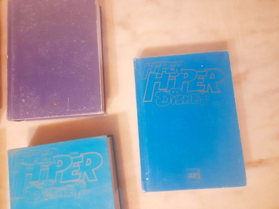 Conjunto de 7 Livros Banda Desenhada Capa Dura Hiper Disney