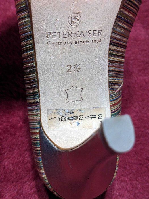 Брендовые женские туфли PETER KAISER /р.35/ нат.кожа (ориг., Германия)