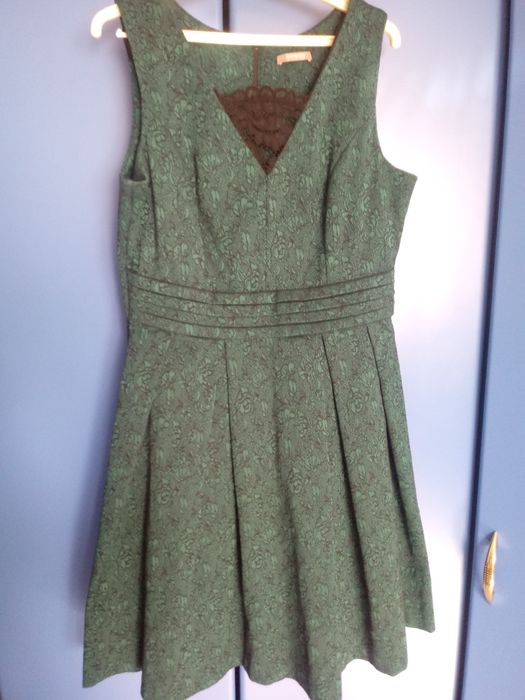 Sukienka ciemna zieleń