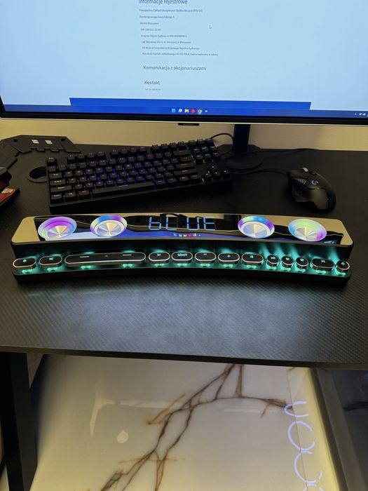 Soundbar Bluetooth RGB, AUX, USB, microSD, MIC