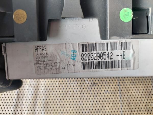 Display / ecrã de informações RENAULT Laguna II (BG0/1_)