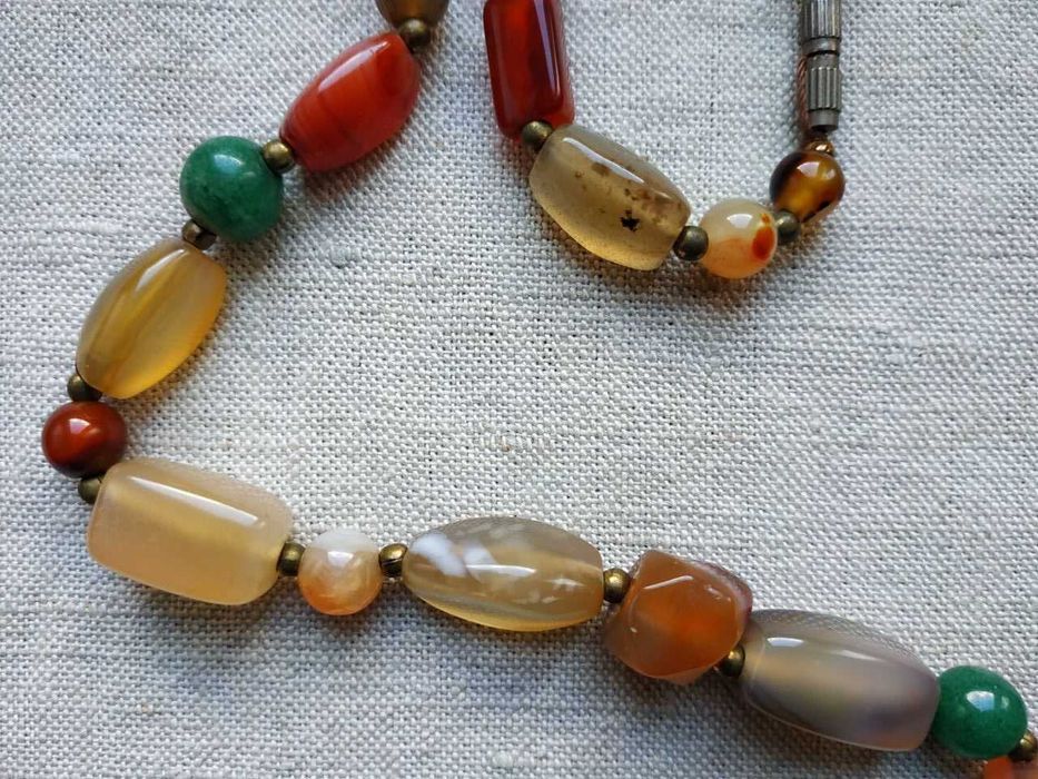 Бусы из натуральных камней(Индия) период СССР