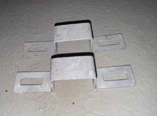 Obejma 40x60 pośrednia ocynk do paneli ogrodzeniowych