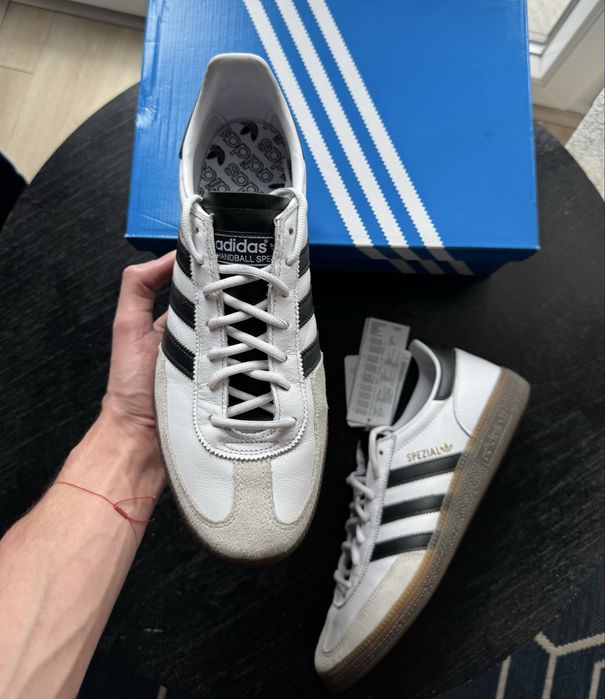 Sneakersy adidas handball spezial white, 44 2/3