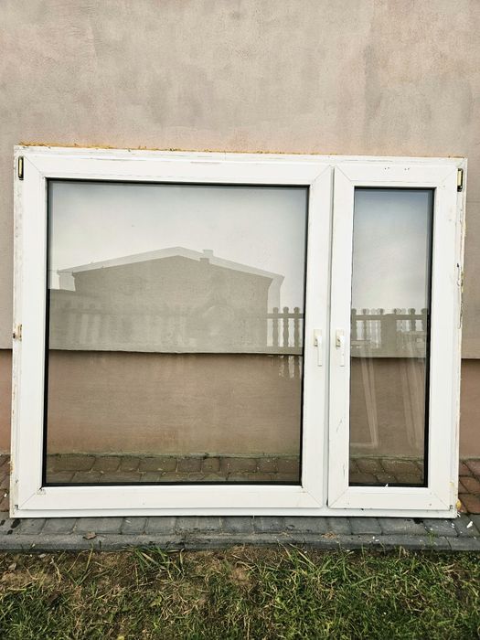 Okno plastikowe PCV po demontażu