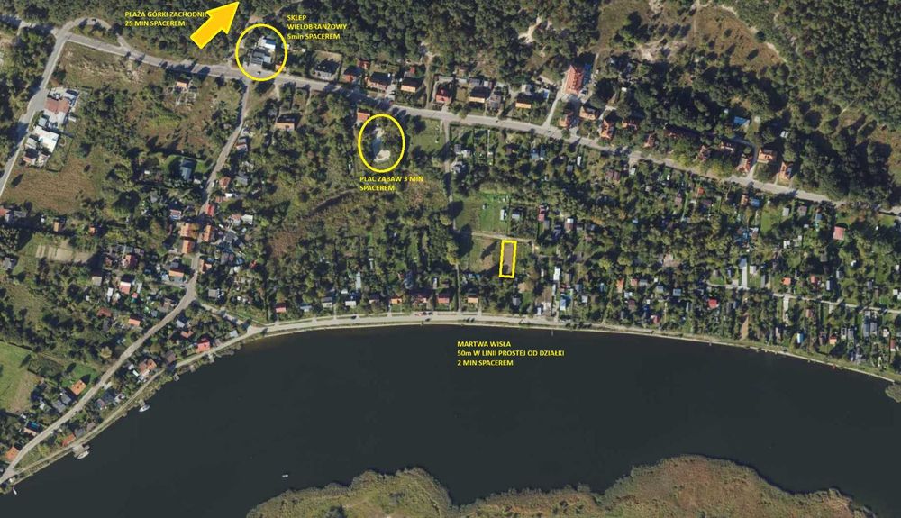 Działka ROD nad Wisłą. Spokojna okolica, morze i las. Gdańsk. OPŁACONA DO SIERPNIA 2027.
