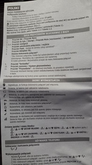 Telefon bezprzewodowy stacjonarny Alcatel S280.