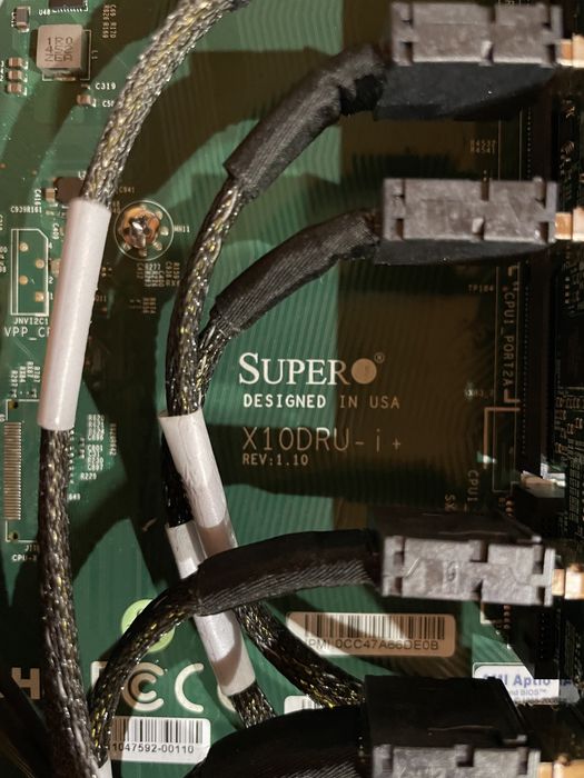 Сервер Supermicro CSE 119U 10x 2,5” NVME + X10DRU-I