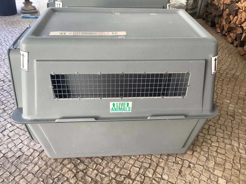 Caixa de Transporte Sky Kennel Grande – 81 × 62 × 61 cm