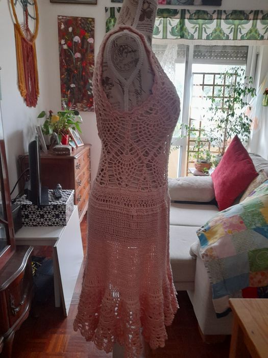Vestido de noiva romântico boho chic