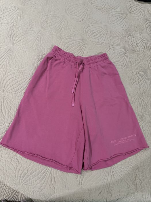 Шорти оверсайз рожеві