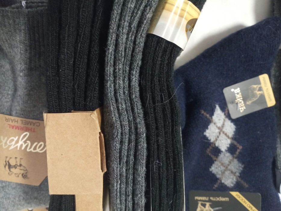 Носки зимние верблюжья шерсть  термо носки