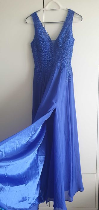 Sukienka Maxi QUEEN (chabrowa)