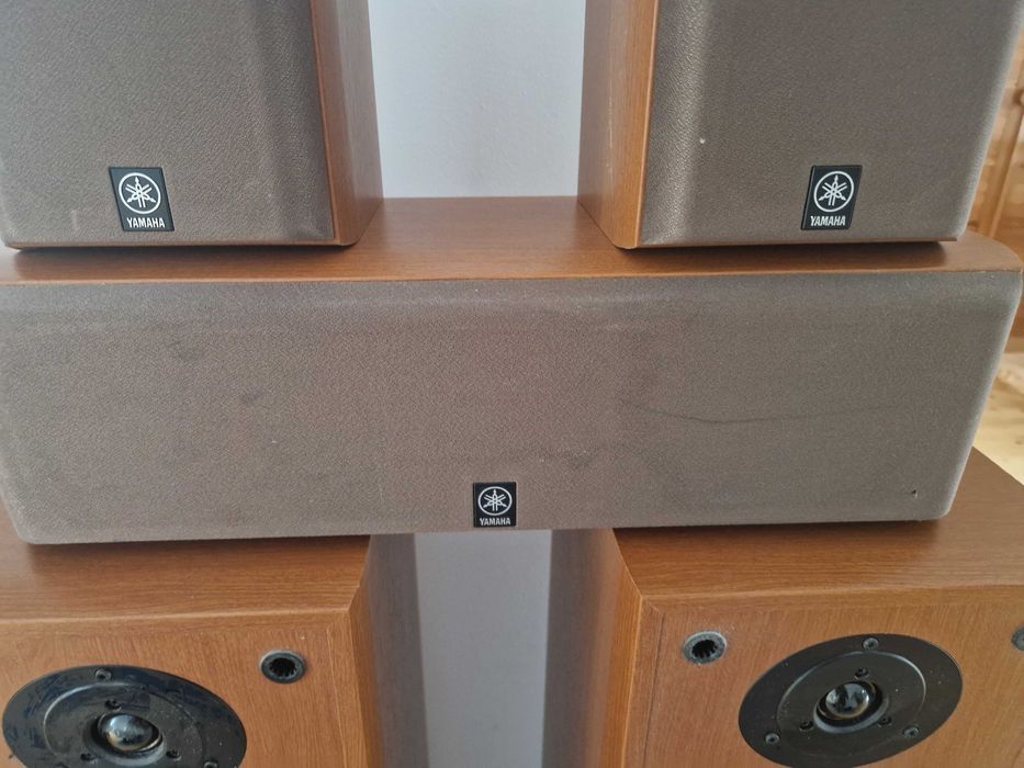 Zestaw kina domowego 5.1 Yamaha NS-C55 2x NS-E55 2x NS-50F YST-sw105