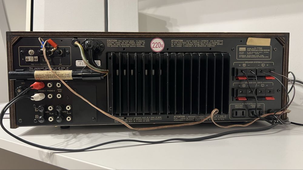 Sansui G-7700/mint stan/RARYTAS/tylko dla konesera/SERWIS
