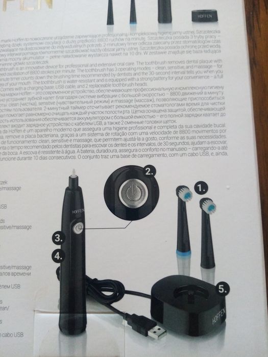 Ładowarka do szczoteczki do zębów