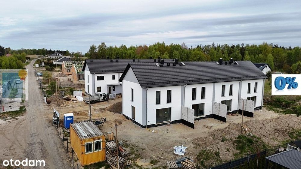 Dom-szereg,78m2 z poddaszem,4pokoje,Turkusowa