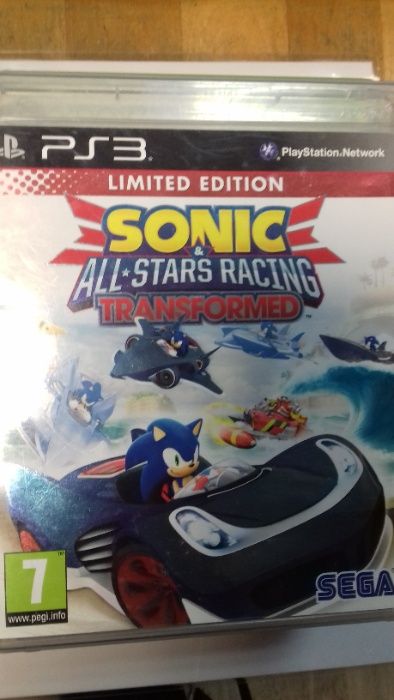 SONIC all stars racing transformed Ps3, gra nowa w folii, Sklep Tychy