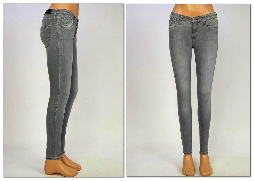 Spodnie damskie Lee Scarlett Grey Skinny W27 L35