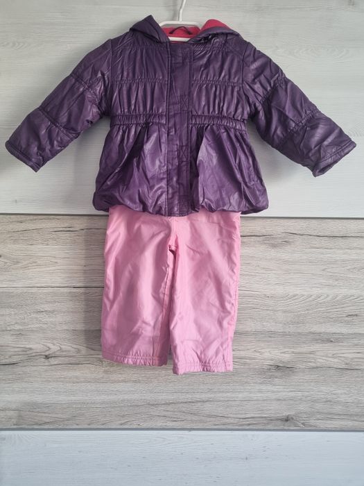 Kombinezon dwuczęściowy zimowy dziewczęcy