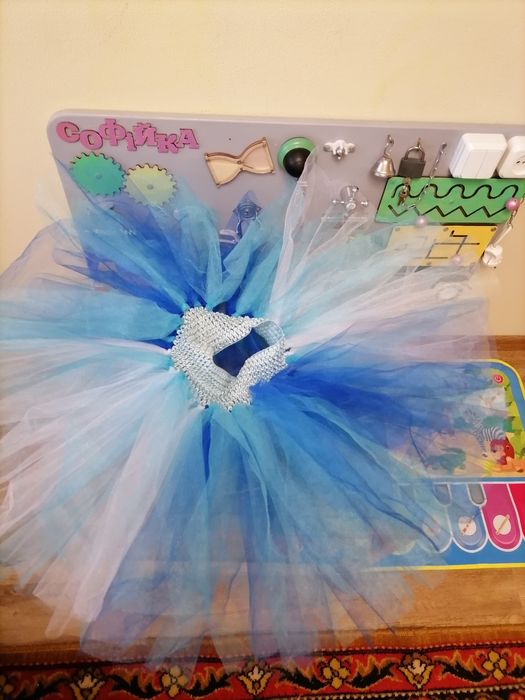 Костюм сніжинки для дівчинки 2-5 р