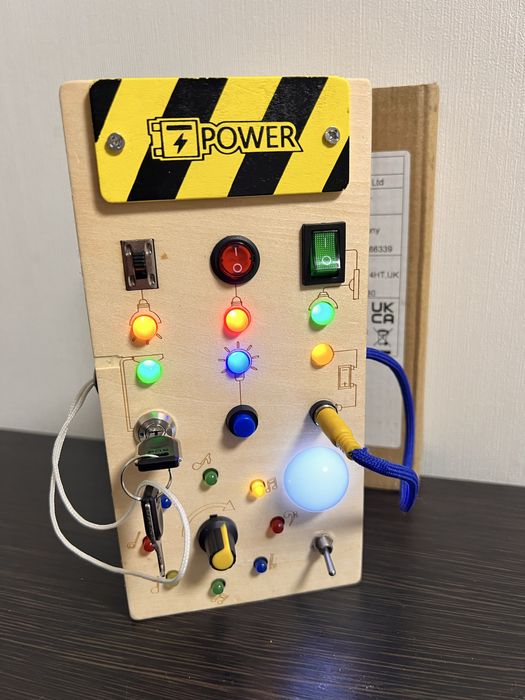 Доска Бізі бокс монтессорі busy box