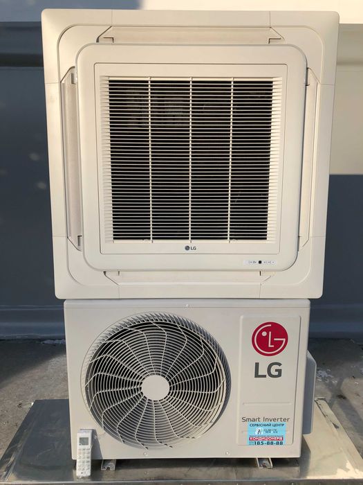 Кондиціонер касетний LG 24 Інвертор (до 75 м2) Охолодження Обігрів
