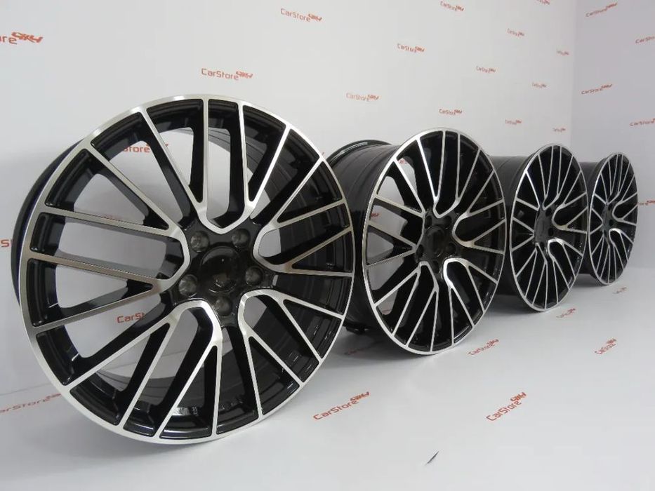 Jantes Look Porsche Panamera Turbo S 20 9+10.5 j 5x130 Pretas