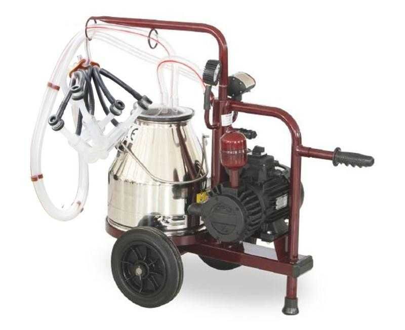 Carro de ordenha para cabras ou ovelhas