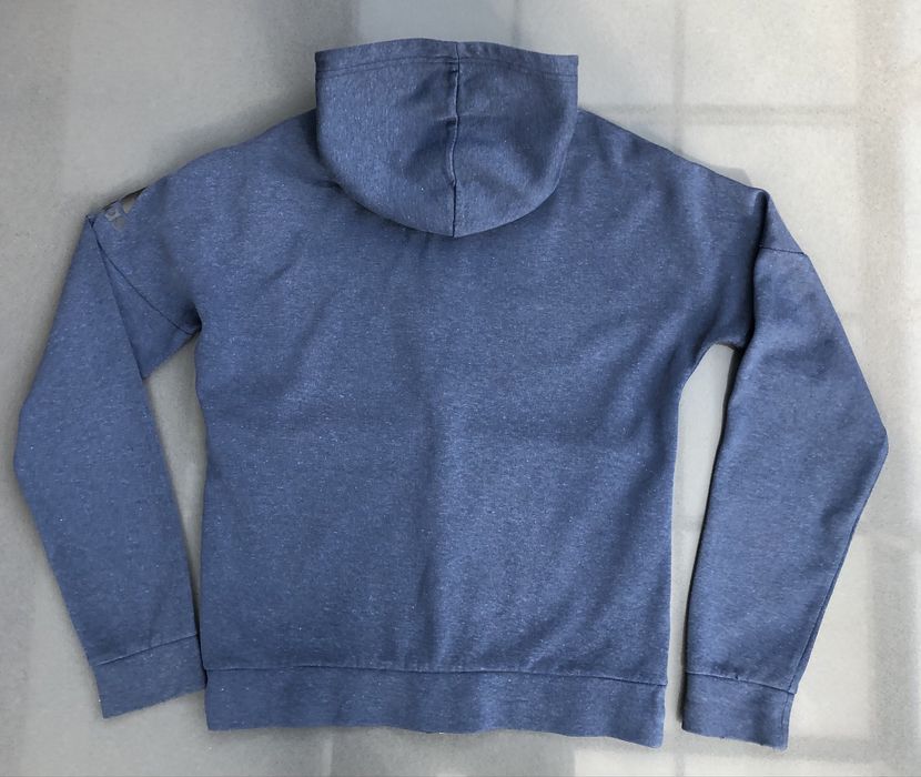 Adidas bluza rozpinana z kapturem granatowa S.