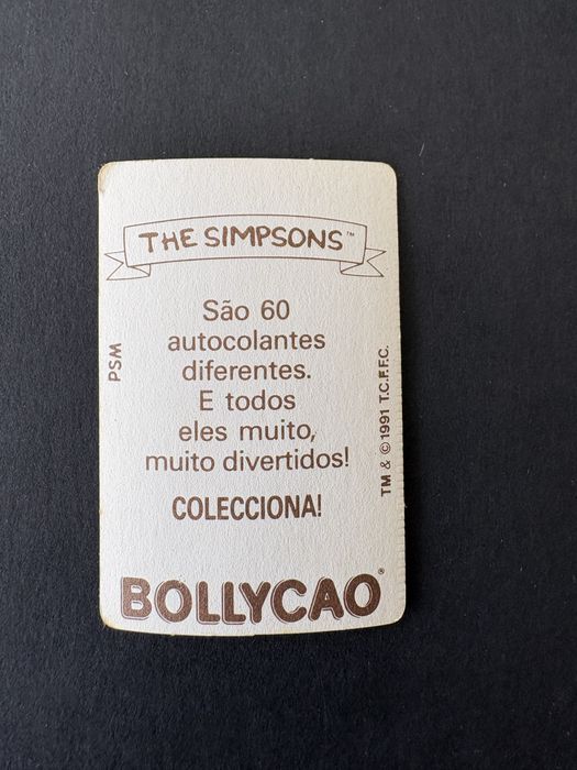 Colecção Simpsons 1991