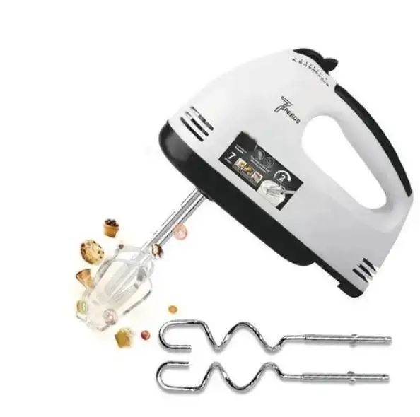 Ручний міксер Domotec R6633B 260W, електричний кухонний 2 насадки