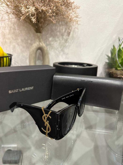 Сонцезахисні окуляри модель YSL SL M119 жіночі чорні оверсайз