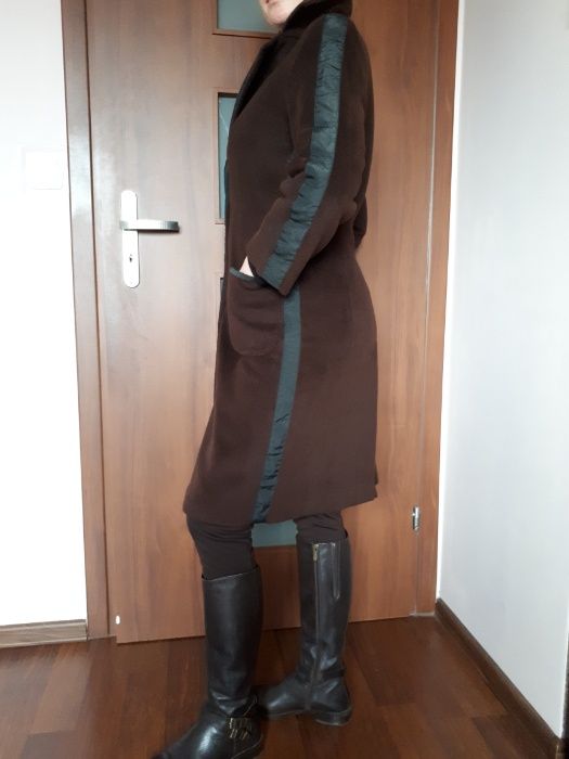 Płaszcz SIMPLE, dyplomatka, rozmiar 34-36, brązowy