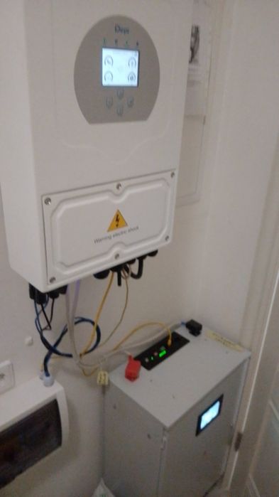 Встановлення інверторів Agent Jsdsolar Deye, зарядних станцій та АВР