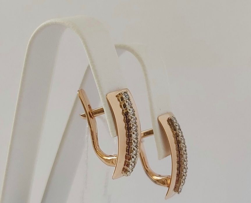 Сережки  нові золото арт.25721