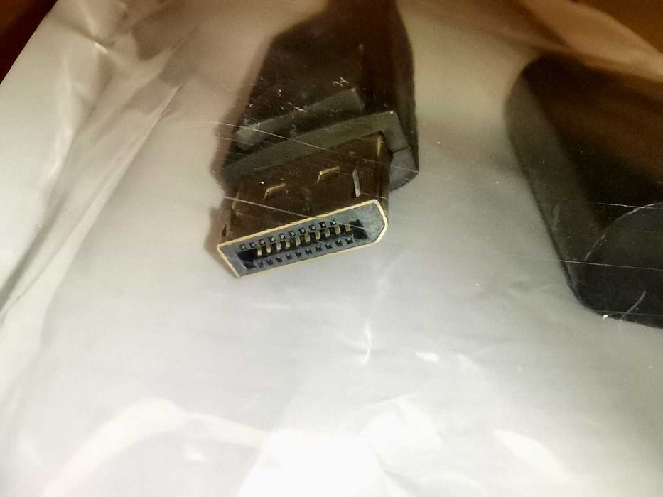 Переходник-конвертер DisplayPort (папа) - HDMI (мама) кабель.0.17м