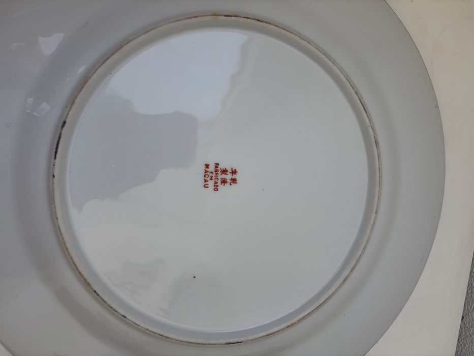 Prato de porcelana chines antiga