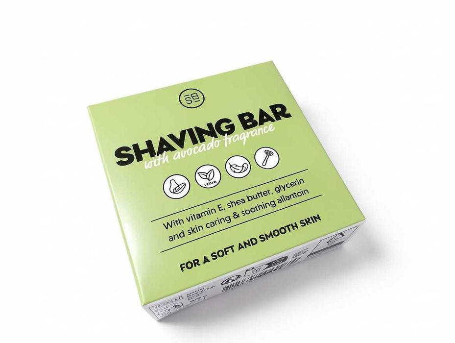C160 Mydło Do Golenia W Kostce Shaving Bar With Avocado Fragrance Wegańska Kostka Do Golenia Awokado Z Masłem Shea Witaminą E I Alantoiną 80g Ekologic