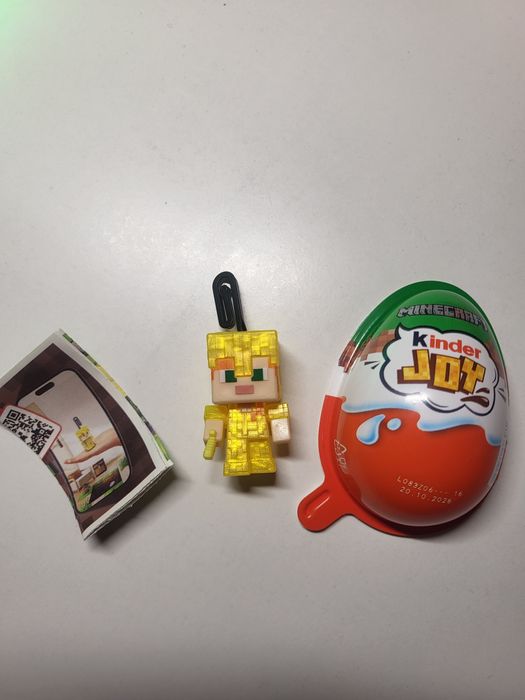 Kinder joy Minecraft alex złota