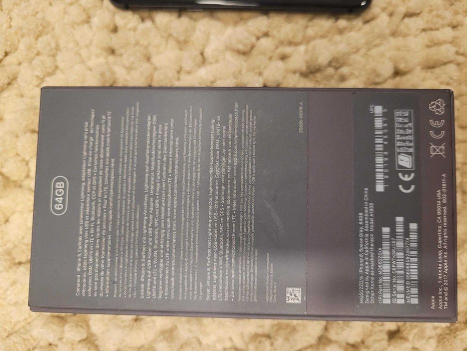 iPhone 8 czarny, nowy wyświetlacz