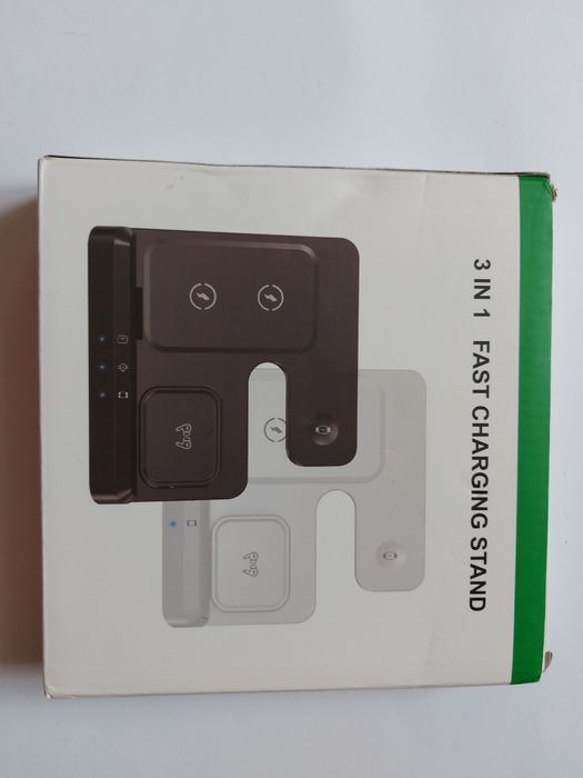 NOWA Ładowarka Bezprzewodowa Indukcyjna Qi QC 3.0 3w1 Szybka do Apple