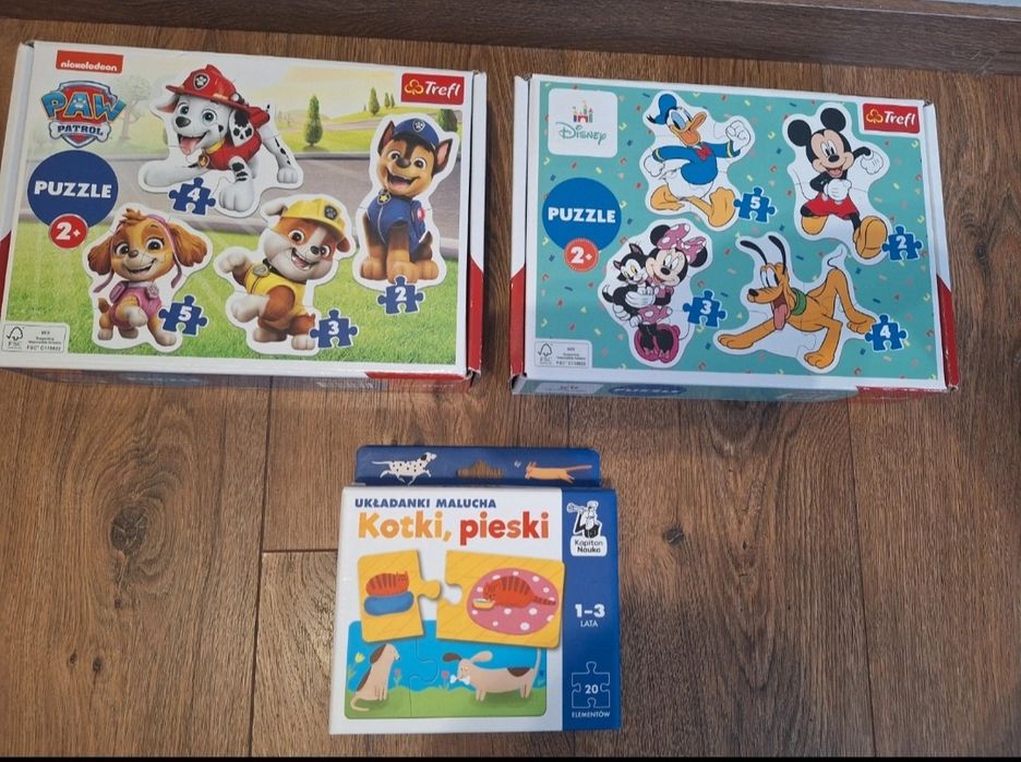 Puzzle dla dzieci 2+