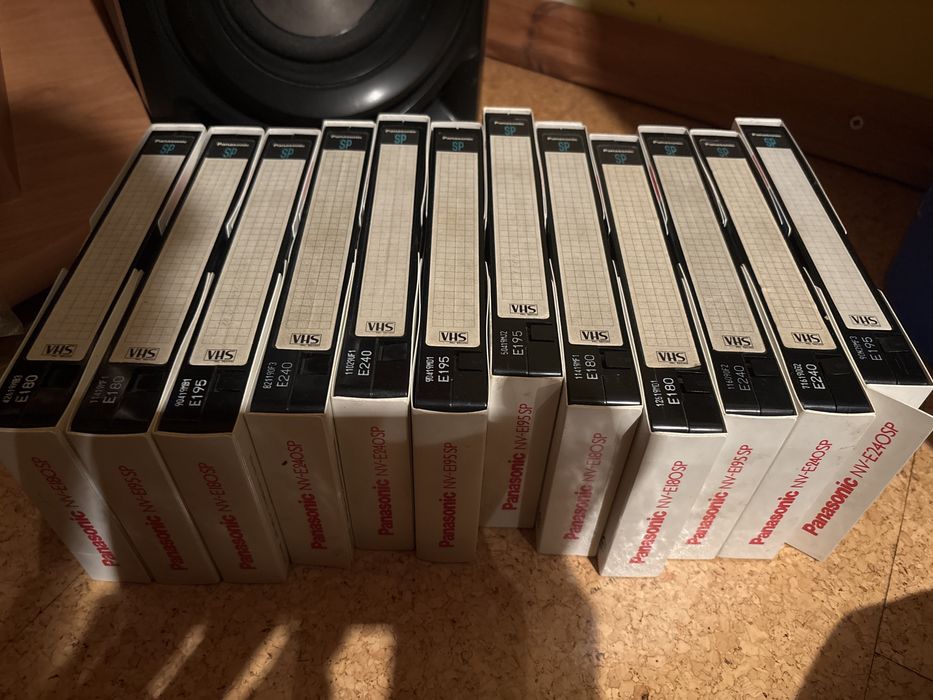 12 kaset vhs Panasonic